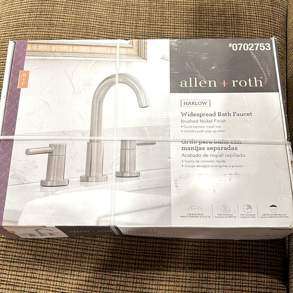 allen + roth • Harlow Widespread Bath Faucet